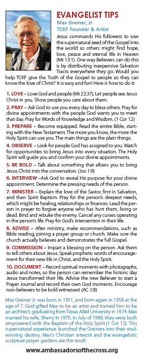 Evangelistic Instructions Card