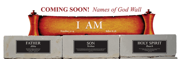 Artist Rendering of the Names of God Wall - Top